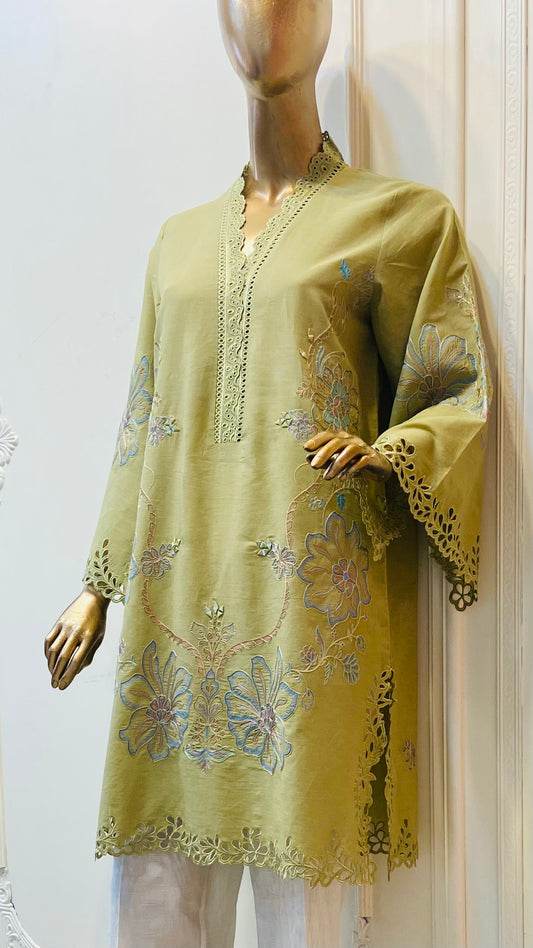 Light Mehndi Kurta