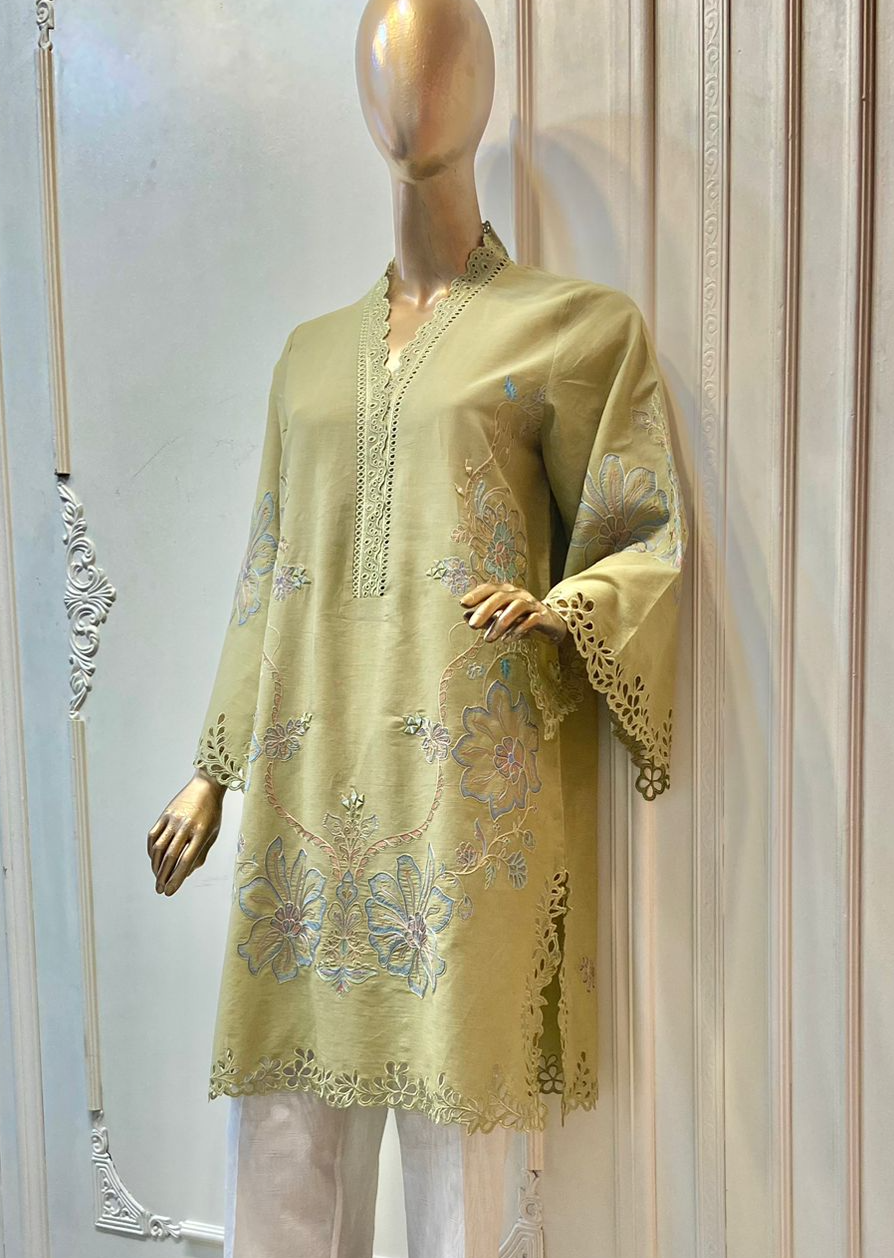 Light Mehndi Kurta