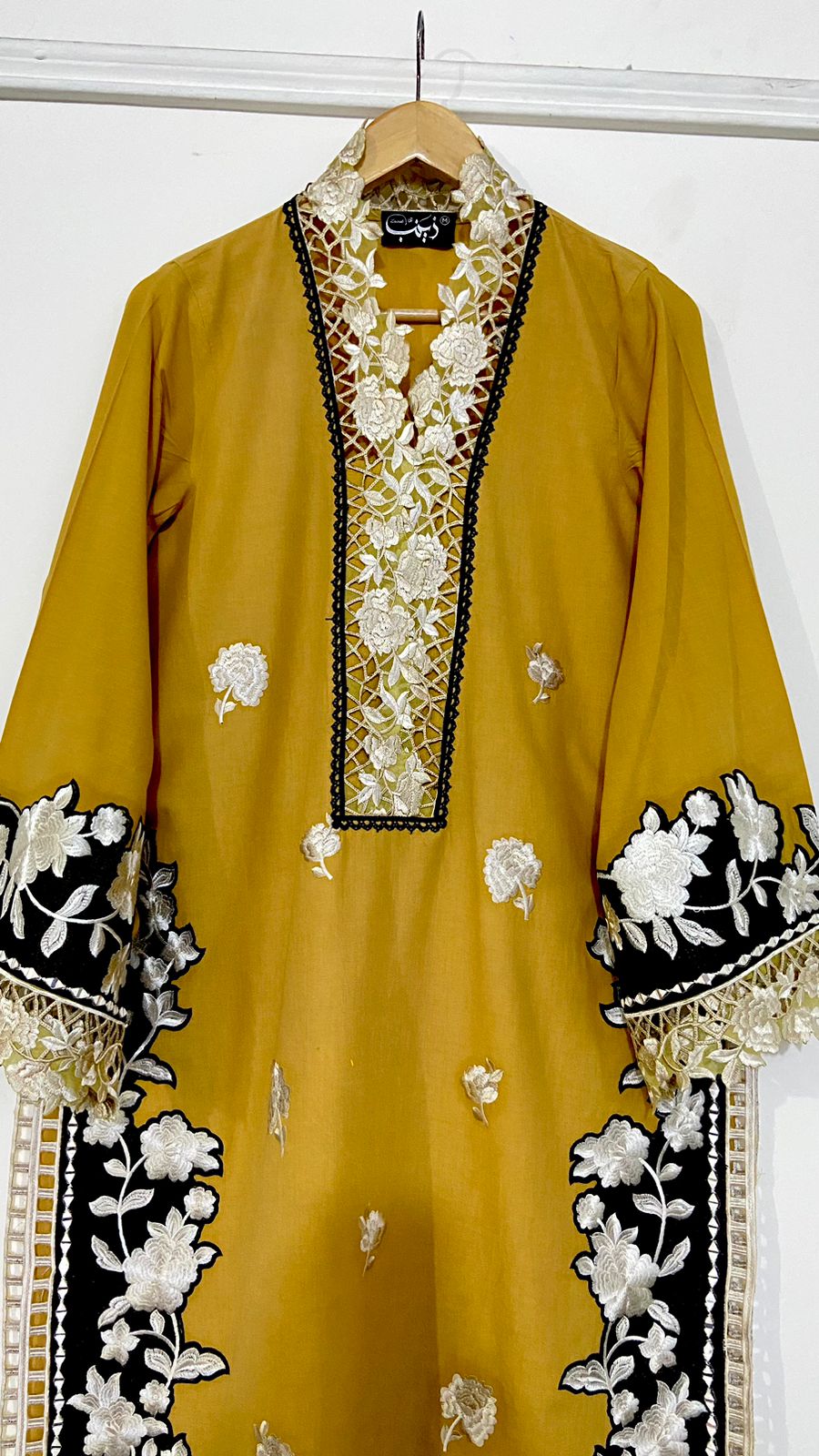 MUSTARD LONG KURTA