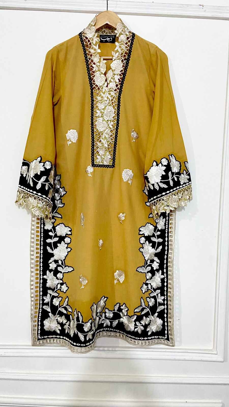 MUSTARD LONG KURTA