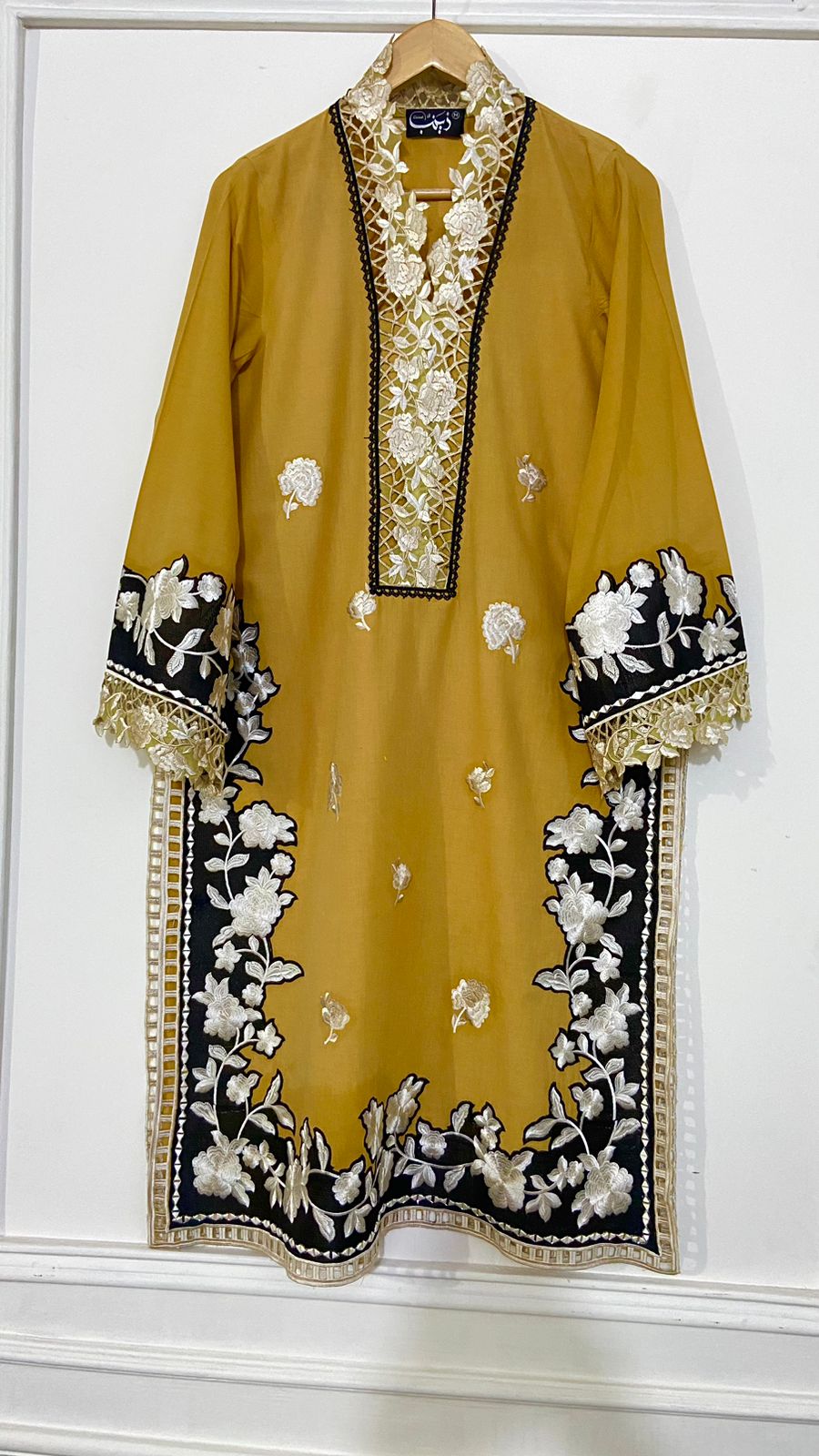 MUSTARD LONG KURTA