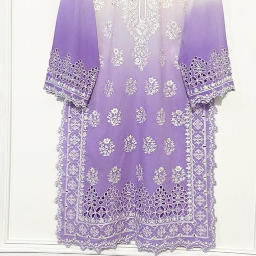 SHADED PURPLE & WHITE KURTA