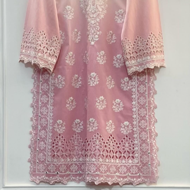 SHADED PINK & WHITE KURTA